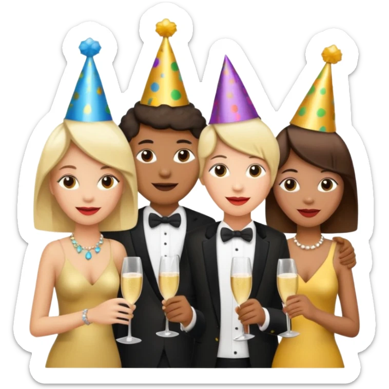 By celebrating festivals and fairs, we learn to share, help, and enjoy with family and friends sticker