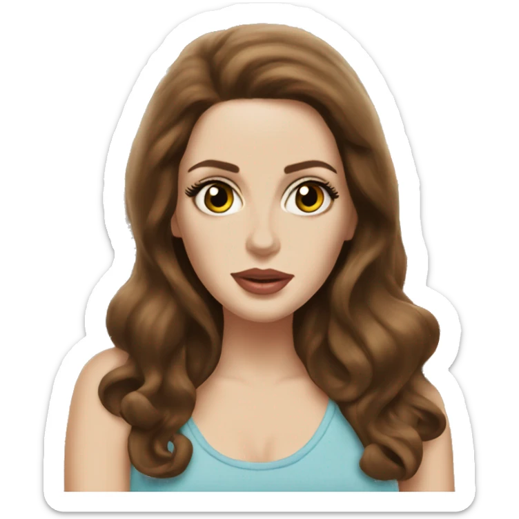 Lana del rey at the Mexican taco truck sticker