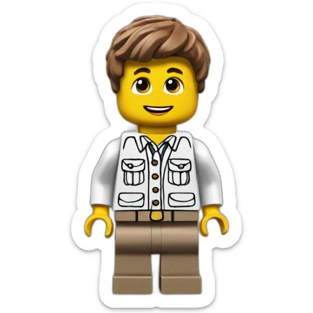 Personnage lego sticker