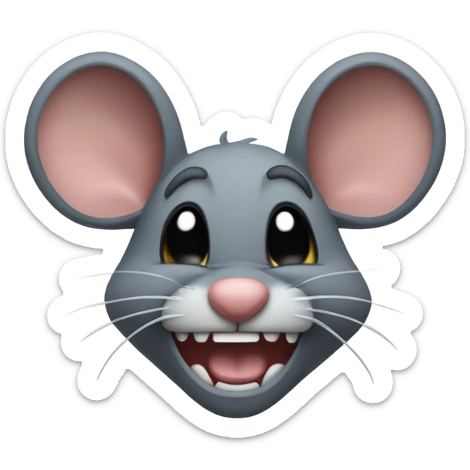 Mad mouse  sticker