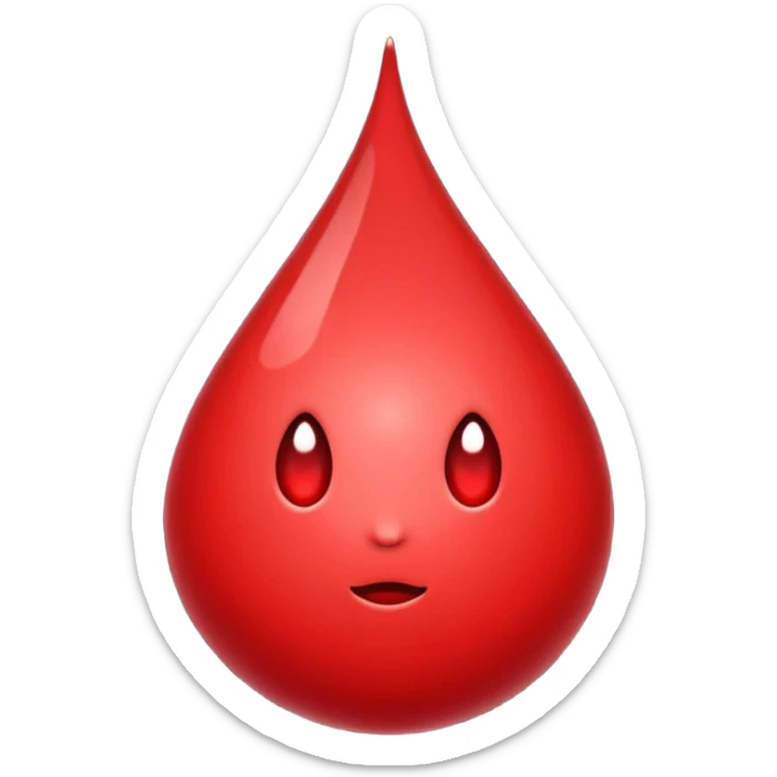 Gota de sangre sticker