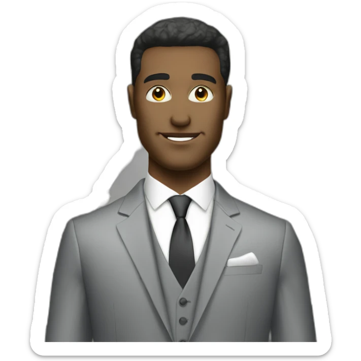 Posh-man-with-gray-suit-and-500-euro-cash sticker