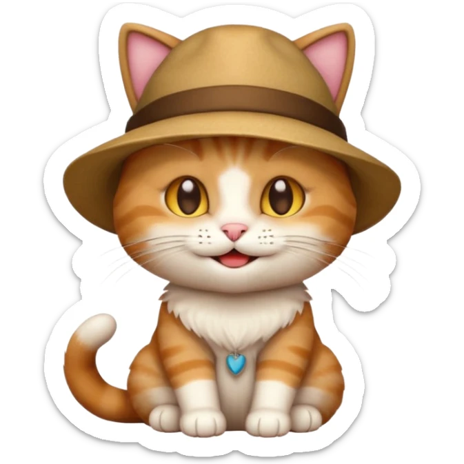 fais moi des emoji basés sur des jeux de mots associés au mot : « chat » sticker