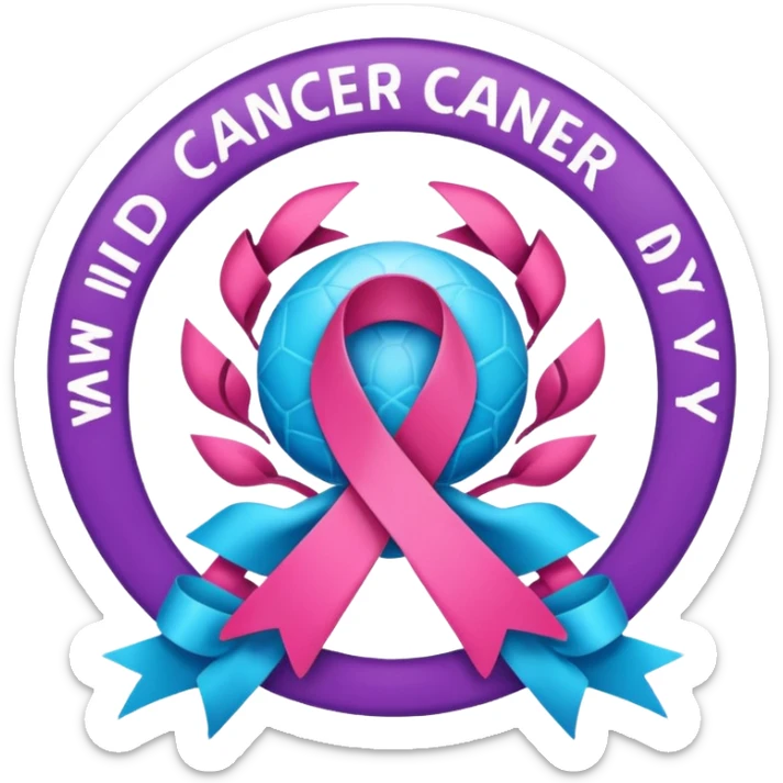 I want an emoji for the World Cancer Day logo sticker