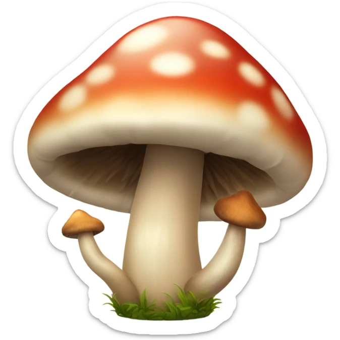 A sign in front of a mushroom that says don’t crash out ￼ sticker