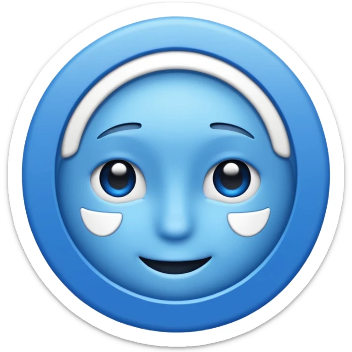 Verificación Azul lines del centro blancas Pero con emoji de verificación  sticker