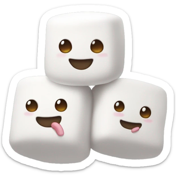 marshmallows sticker