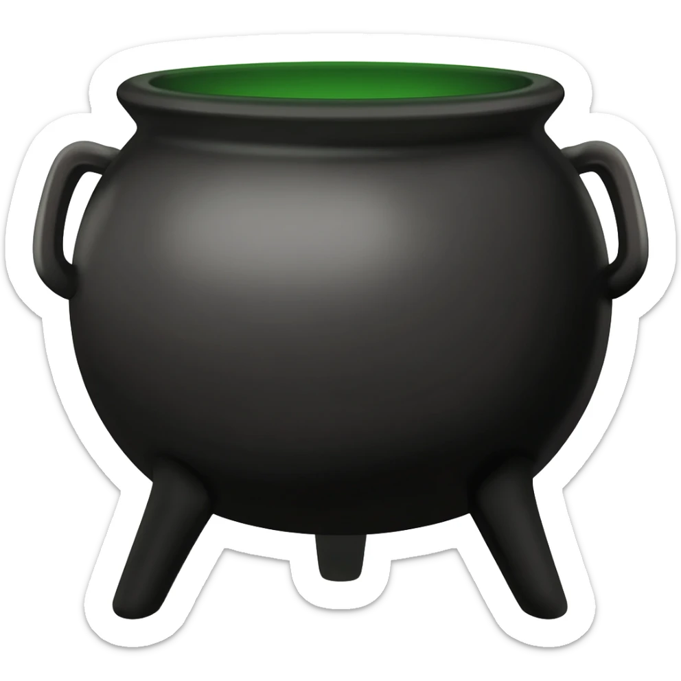 Witches cauldron sticker