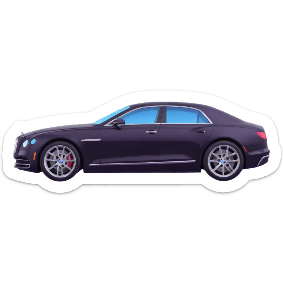 luxury car with a transparent film covering it, elegant and minimal, premium look sticker