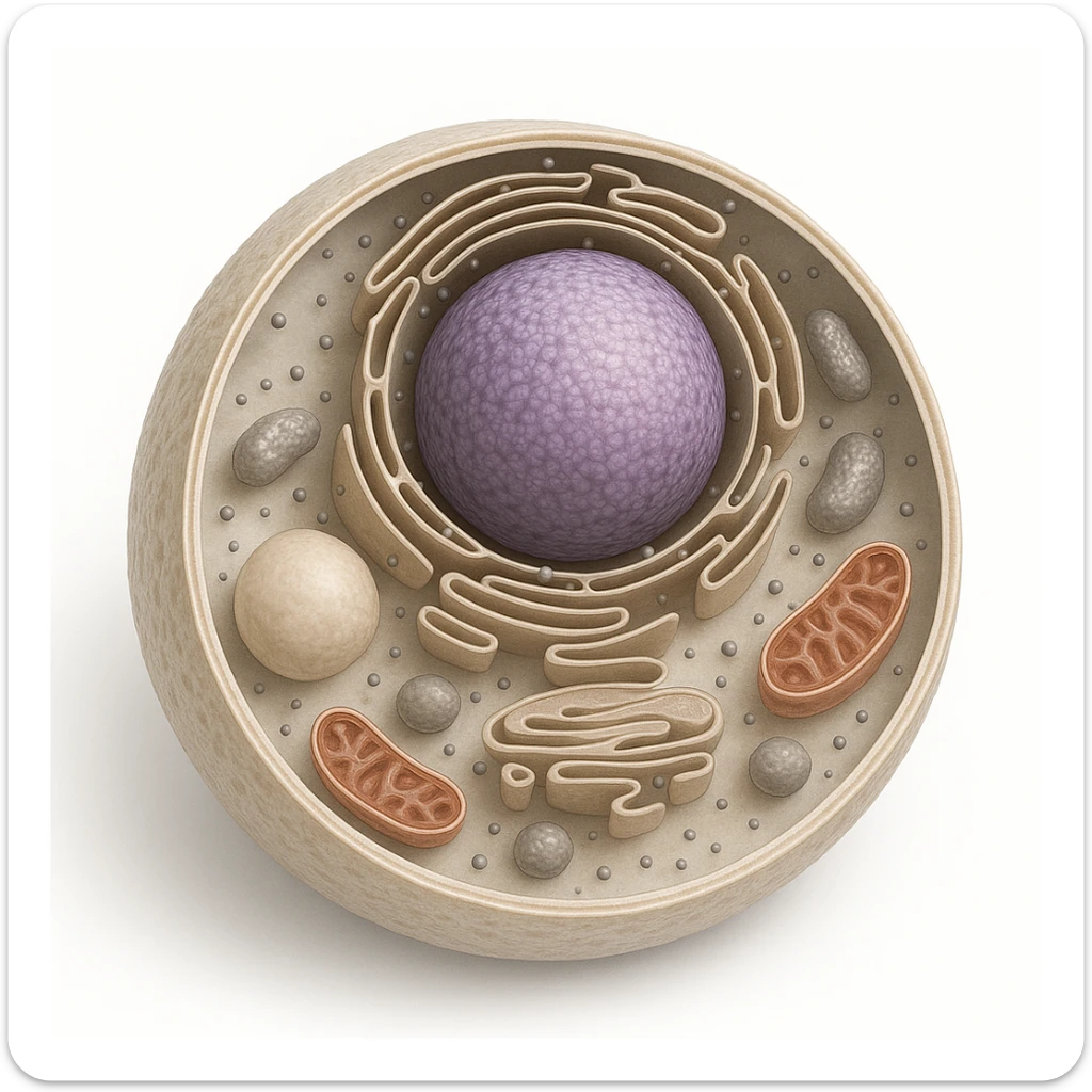 A highly detailed, scientifically accurate of a biological topics, on a white background, ultra-realistic 3D illustration.  The style should be clean lab-textbook style with subtle shadows and depth. Microscope-like precision, no artistic stylization. sticker