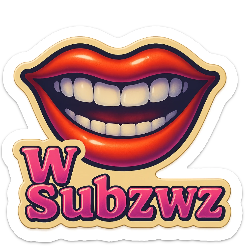 Grin 
add the words W Subzwz in pink  sticker