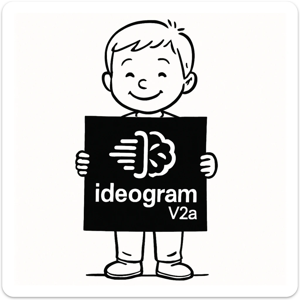 make drawing of a child holding a poster of this image sticker
