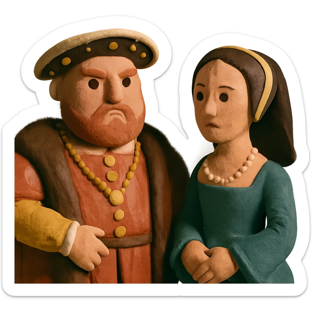 Henry VIII and Anne Boleyn sticker