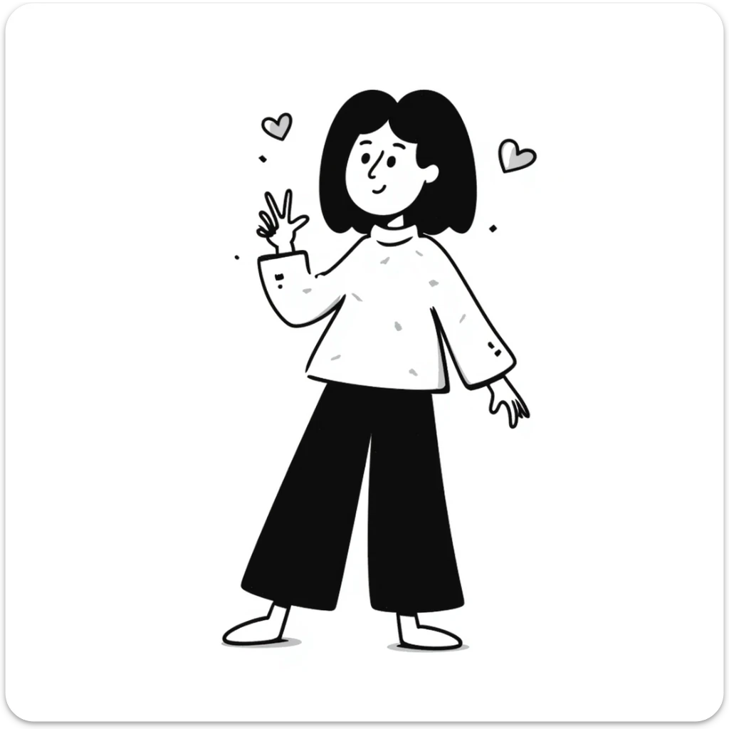 hand-drawn doodle style of 'Dana Dawson', playful, casual, with a small heart accent sticker