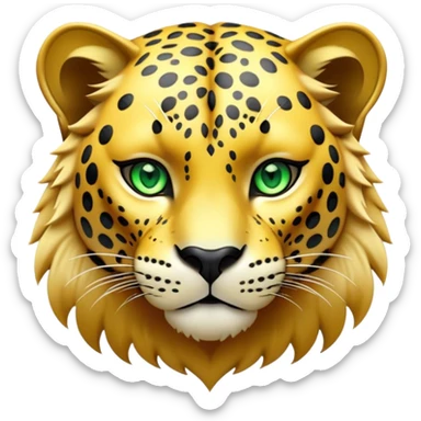 cinematic-jaguar-realistic-full-body-stalking-emoji,-sleek-powerful-frame-poised-for-action,-golden-fur-adorned-with-bold-black-rosettes,-head-tilted-dramatically,-piercing-green-eyes-locked-onto-its-prey,-simplified-yet-realistic-focused-features,-highly-detailed,-glowing-with-an-almost-sarcastic-glow sticker