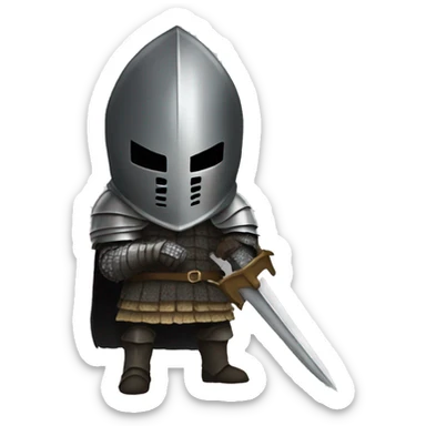 dark souls knight sticker