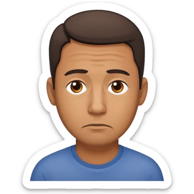  sad 35 yaers old father sticker