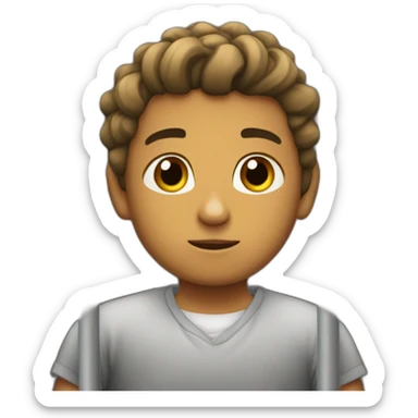 young muselim in a jail sticker