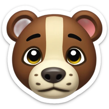 Tom Nook animal crossing sticker