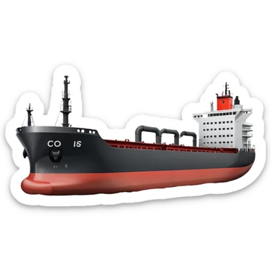 create an ultra realistic American modern oil tanker sticker