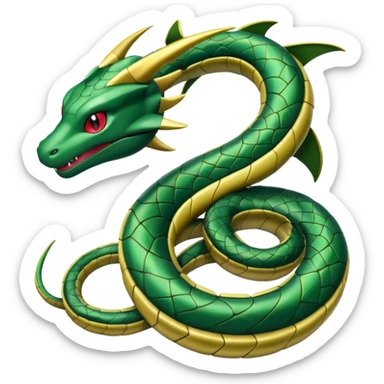 Pokemon  legendary Rayquaza sticker