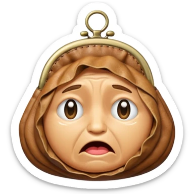 Porte-monnaie qui pleure sticker