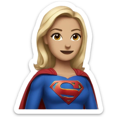 supergirl sticker