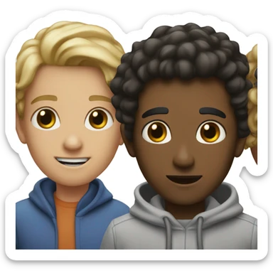 Two Parallel Worlds sticker