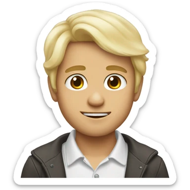 Brothers oldest blonde youngest brunette  sticker