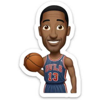 Scootie pippen sticker