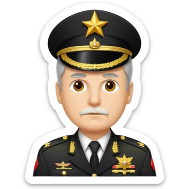 General of the army rank sticker