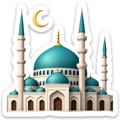 Ramadan mosque in İstanbul under construction  sticker