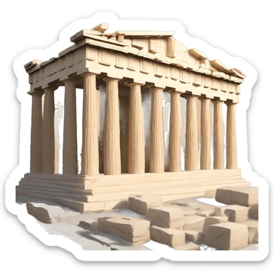acropolis sticker