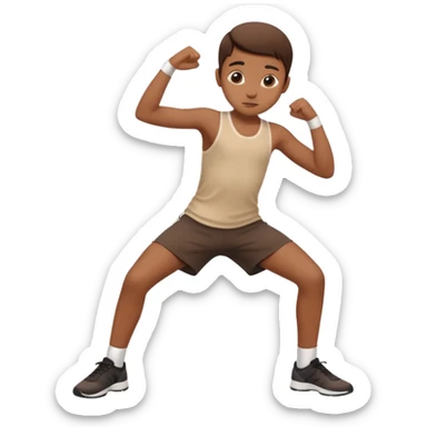 Kid doing the 6-7 move sticker