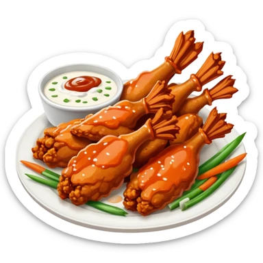 buffalo chicken wings sticker