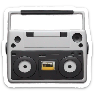 An 80s style Walkman sticker