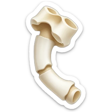 broken femur bone sticker