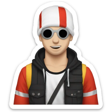 Twenty one pilots Josh dun torchbearer sticker