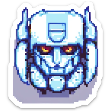 Transformer rainbow sticker