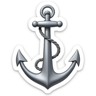 Je veux un emoji encre dans ce style là : ⚓ sticker