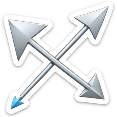 An upward-pointing arrow with "+1" or "LVL UP" text next to it. arrow and plus sign should be seperate sticker