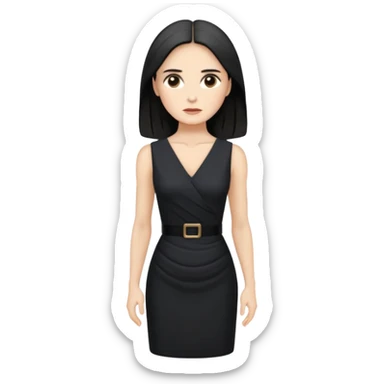 Demi Moore serious up to the waist sticker