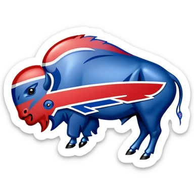 Buffalo Bills Logo 
Playoffs 2026 sticker