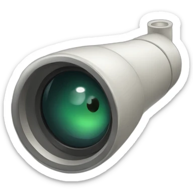cartoon spyglass sticker