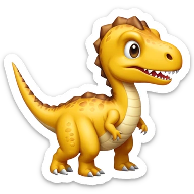 Souvlaki dinosaur sticker
