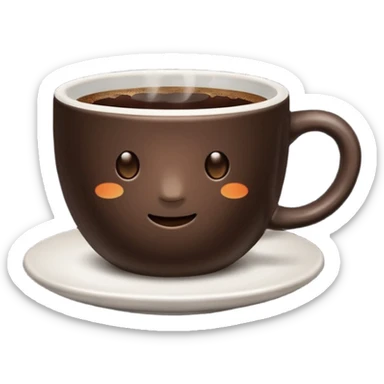 cup of coffee sticker