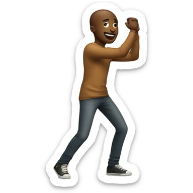 Homme.qui fait un dab sticker