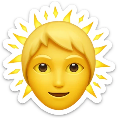 spark, faceless sticker