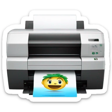 printer inkjet for photo lab from fujifilm sticker