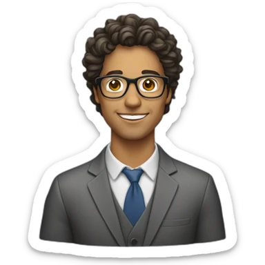 young-latino-math-teacher-wavy-hair-glasses sticker